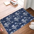 thumbnail image 4 of Rateoe Dragon Pattern Flannel Door Mat Indoor Outdoor Entrance, Waterproof All-Weather Doormat,Fade Resistant, Low Profile Entryway Mat 16x24in, 4 of 7
