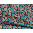 thumbnail image 4 of oneOone Rayon Dark Navy Blue Fabric Florals Quilting Supplies Print Sewing Fabric By The Yard 56 Inch Wide, 4 of 6