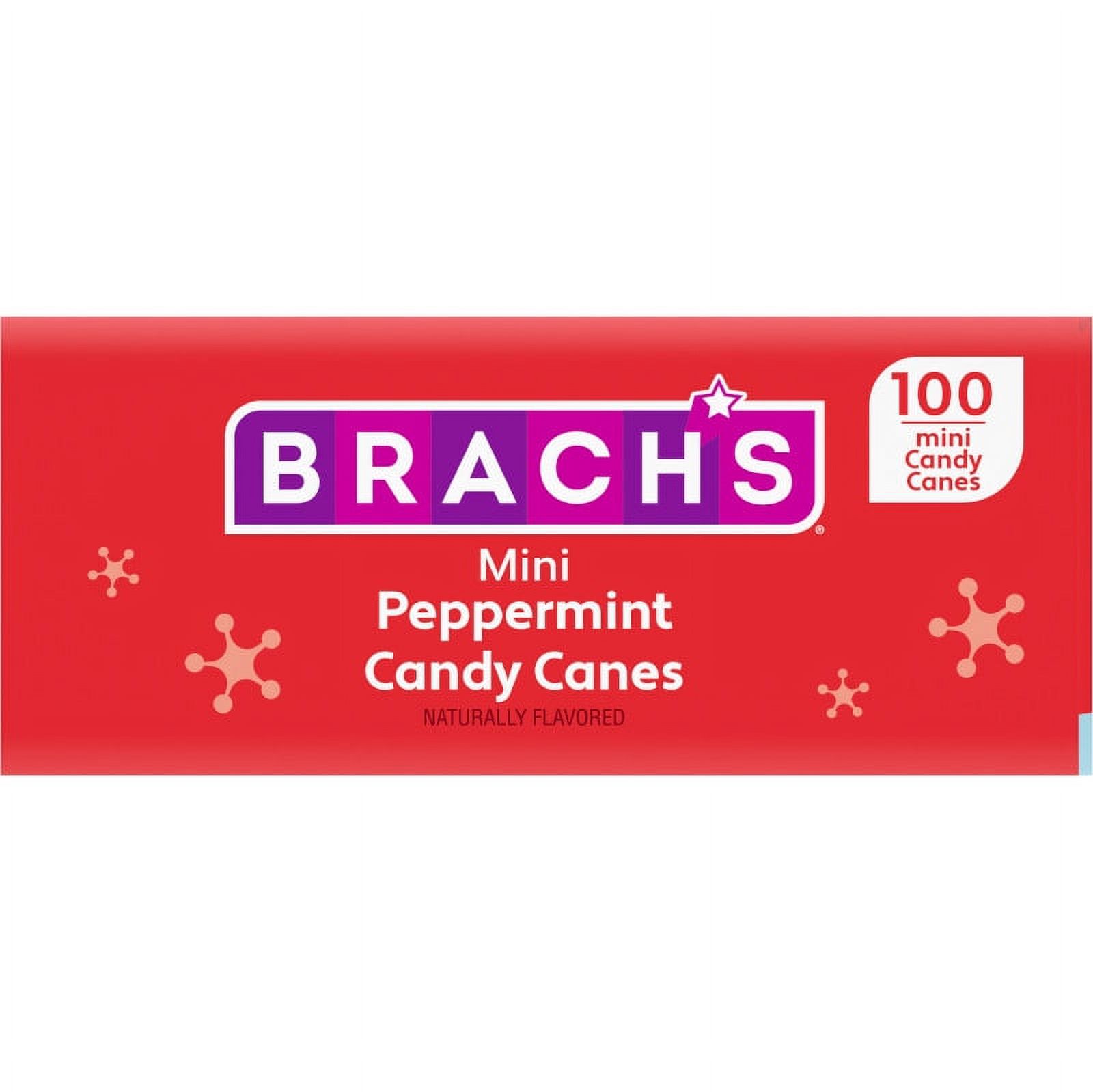 Brach's Mini Peppermint Holiday Candy Canes, Christmas Stocking Stuffer Candy, 100ct Box, 15oz - image 5 of 12
