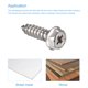 thumbnail image 3 of Tornillos autorroscantes con arandela hexagonal Phillips, M5 x 16mm, tornillo de brida hexagonal de acero inoxidable 304, paquete de 20, 3 of 4