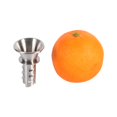 thumbnail image 3 of Exprimidor, exprimidor, duradero, ligero, apto para alimentos, de acero inoxidable 304, para cocina casera, extracción de jugo de limones, extracción de jugo de limas Unbranded JYA00908, 3 of 8