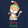 thumbnail image 3 of CafePress - Catnip Christmas Dark T Shirt - Men's Classic Graphic Cotton T-Shirt, 3 of 4