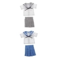 thumbnail image 1 of 2 Juegos de 1/4 Uniforme Traje para 43 Cm 18 Pulgadas Muñecas Accesorio de Bricolaje Sunnimix Uniforme escolar de muñecas BJD, 1 of 8