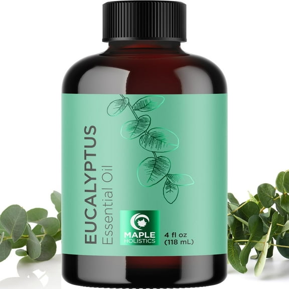 Natural Eucalyptus Essential Oil for Diffuser - Pure Eucalyptus Oil for Hair Scalp Skin and Nails - Undiluted Breathe Essential Oil for Aromatherapy and Self Care, 4 fl oz