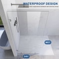 thumbnail image 4 of UKH07B2 32 in. W x 80 in. H Frameless Fixed Shower Glass Panel in Chrome with 3/8 in. Clear Tempered Glass, 4 of 6