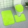 thumbnail image 6 of Zmeidao 3-piece Bathroom Carpet, Super Soft Non Slip Bathtub Carpet and Absorbent Bath Mat, Bathroom Carpet, Plush Bath Mat for Bathroom,Toilet Seat Cover, 6 of 6