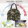 thumbnail image 4 of Fotbe cartoon Skull spider web Bolsa de Almuerzo con Estampado, Lonchera Aislada, Contenedores de Comida Reutilizables Tipo Cooler a Prueba de Fugas, 4 of 7