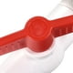 thumbnail image 5 of Kit de conector de válvula de bola de PVC Uxcell G1/2 con adaptador de conexión de fondo Gris Blanco Rojo para tanque de agua 2Pcs, 5 of 5