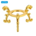 thumbnail image 3 of Uxcell Crystal Ball Stand, 2 Pack Sphere Display Stand Photography Props for 40 to 60mm Crystal Balls, Golden, 3 of 5