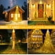 thumbnail image 3 of Magotan 12 Pies 350 Luces Navideñas de Cascada LED Decoración Al Aire Libre Centelleantes Luces Solares de Cadena de Árboles de Navidad con Decoración de Jardín de Vacaciones de Navidad de Estrella Superior, Blanco Cálido, 3 of 6