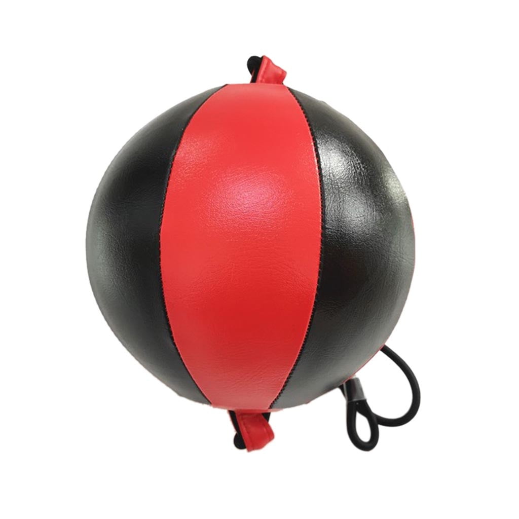 Double End Boxing Speed Ball Punch Bag Leather Punching Bag Fitness