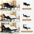 thumbnail image 6 of SHA CERLIN Upholstered Twin XL Size Ergonomic Adjustable Bed Base Frame with Motor 1.0, Foot Incline & Wireless Remote Control, Zero-Gravity, 6 of 9