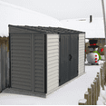 thumbnail image 6 of DuraMax SideMate Plus Pro 10' x 4' Outdoor Plastic Storage Shed with Double Doors, 6 of 11
