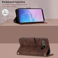 thumbnail image 5 of S10 Phone Case Wallet,for Galaxy S10 Case,[Card Holder Slots][Wrist Strap][Stand Function] TPU Interior Protective PU Leather Phone 2023 Flip Cases Cover for Samsung Galaxy S10 6.1 Inch (Brown), 5 of 14