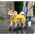 thumbnail image 5 of 4Pcs Pet Rain Boots with Silicone Non-Socks for Dogs and Cats, Dog Paw Protector with Adjustable Straps, Anti-Slip Paw Protectors, Waterproof Rain Winter Snow Dog Boots Indoor Outdoor, 5 of 5