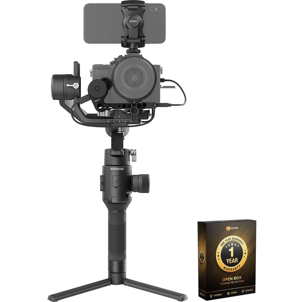 DJI Ronin-SC Gimbal, 3-Axis Stabilizer for Cameras, 4.4lb Payload
