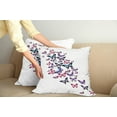 thumbnail image 3 of Ambesonne Butterfly Throw Pillow Cover 2 Pack, Wings Feminine, 20", Blue Purple Pink, 3 of 6