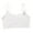 White, variant on AJZIOJIRO 5 Pairs Kids Girls Seamless Stretch Bra Invisible Dig-Free Teen Bras Ultra Comfort Soft Bras