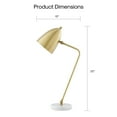 thumbnail image 5 of Inspired Home Mamadou Table Lamp, Marble Stone Base, Brass, 5 of 6