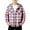 Pink, variant on Boys Hooded Flannel Shirt Jacket Kids Buffalo Plaid Button down Shacket for School Holiday Fall Winter Clothes Fashion Coat