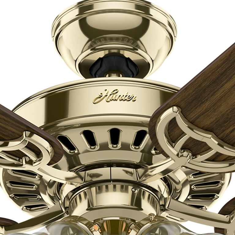 Hunter Ceiling Fan Light Kit Brass Shelly Lighting