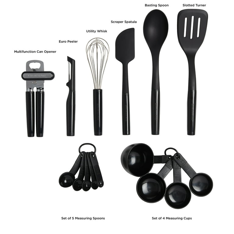 KitchenAid Slotted Turner, Spoon Spatula, Measuring Spoons