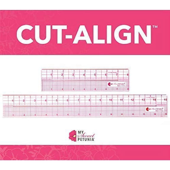 Precision Slotted Rulers (Set of 2 Rulers) for Card Making, Sewing and Other Crafting; from The Designer of The Misti and Creative Corners; Perfect for Your Craft Knife