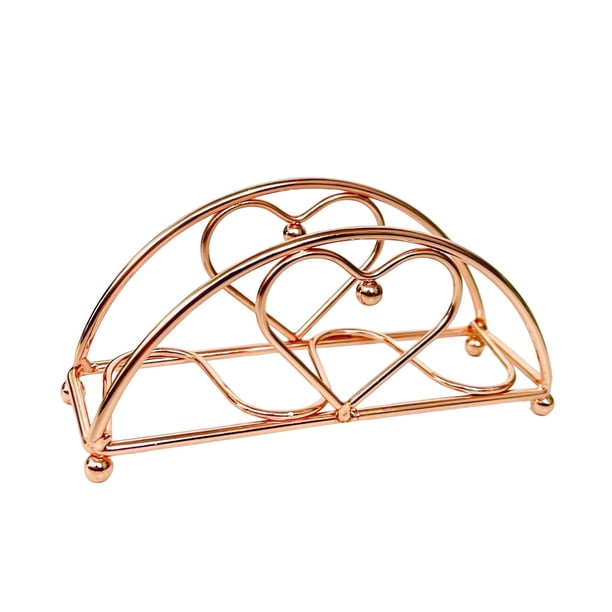 Soporte de papel Bewildely de Hierro para Comedor baño cocina Dormitorio Toalla oro rosa