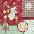 thumbnail image 2 of Robinson, Carol 15x15 White Modern Wood Framed Museum Art Print Titled - Christmas Pattern, 2 of 4