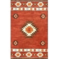 thumbnail image 2 of nuLOOM Shyla Abstract Wool Accent Rug, 3' x 5', Wine, 2 of 4