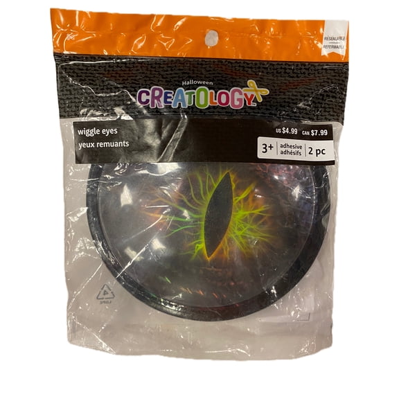Creatology Halloween Wiggle Eyes 6" - 2 Pack for Crafts