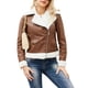 thumbnail image 2 of Chaqueta de piel sintética para mujer, abrigo corto informal de felpa, abrigo, prendas de vestir para otoño e invierno, 2 of 9