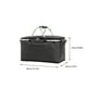 thumbnail image 1 of Bolsa térmica aislada con marco de aluminio,cesta térmica portátil para picnic,camping,barbacoa,eventos deportivos,bolsa de compras plegable para viajes,playa,comestibles,bolsa térmica con, 1 of 3