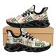 thumbnail image 1 of Zapatillas de deporte unisex con amortiguación, diseño de periódico de enfermera, para correr, para mujer y hombre, ligeras, de malla suave,, 1 of 6