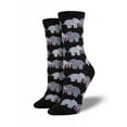 thumbnail image 2 of Ladies Elephant Love Graphic Socks, 2 of 2