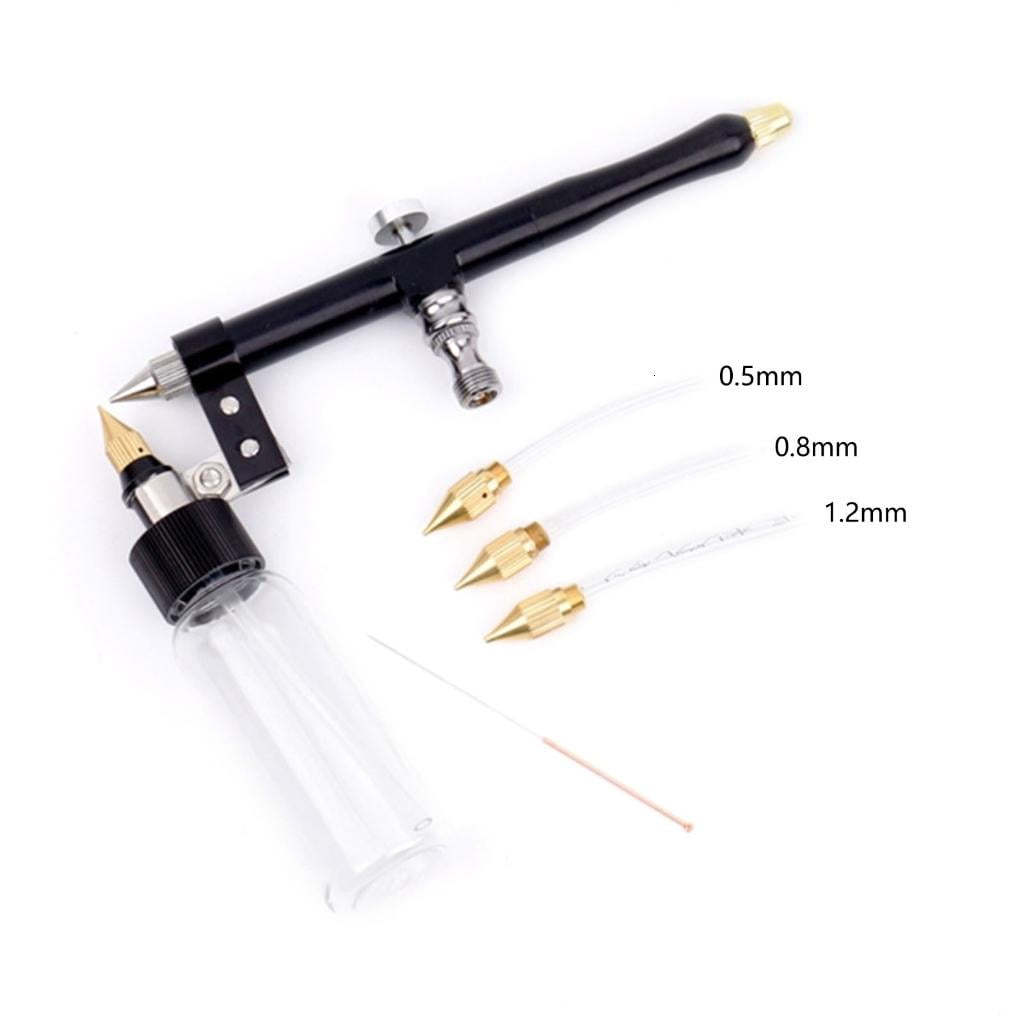 Lerpwige Airbrush Compressor Guns Portable Airbrush Kit for Cake Decorating Makeup
