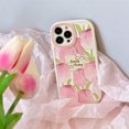 thumbnail image 3 of Compatible with Trendy Series Aesthetic Floral Soft Protective Women Cover for iPhone 14 Pro Max Case - 6.7 inch (Pink), 3 of 13