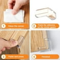 thumbnail image 5 of 4Pcs/10PCS Children Baby Safety Silicone Protector Table Corner Edge Protection Cover Children Anticollision Edge Guards, 5 of 9