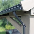 thumbnail image 3 of Yardistry Rain Gutter Kit-Durable PVC, 4 Downspouts, Easy Install for 16' x14' Timber Frame Pavilion, 3 of 6