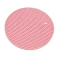 thumbnail image 4 of Tapis Résistant à la Chaleur Antidérapant en Caoutchouc, Coussin Rond Coloré, Tapis en Silicone Antidérapant pour Pot, 4 of 4