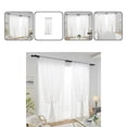 thumbnail image 1 of Window Treatment Lace Embroidered Light Filtering Polyester Retro Style Rod Pocket Voile Panel Curtain Home Accessories, 1 of 8
