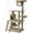 Beige, variant on iPet CFH74 57 in. Cat Tree Condo Scratching Post, 3 Platform, Beige