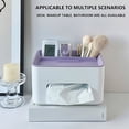 thumbnail image 5 of Multifunctional Tissue Box Holder with Phone Stand and Remote Control Storage, Desktop Organizer Featuring Large Opening and Two Compartments, Ideal for Living Room, Office, or Coffee Table Use, 5 of 10