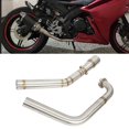 thumbnail image 2 of sweethay Tubo de enlace medio de escape modificado para motocicleta compatible con YZF R15 MT-15 MT-125 2008-2017 Accesorios para motos sweethay VI002671-00, 2 of 6