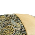 thumbnail image 3 of Michael Amini Emerald Isle 22" Fabric Throw Pillow in Green/Indigo in Set of 2, 3 of 6