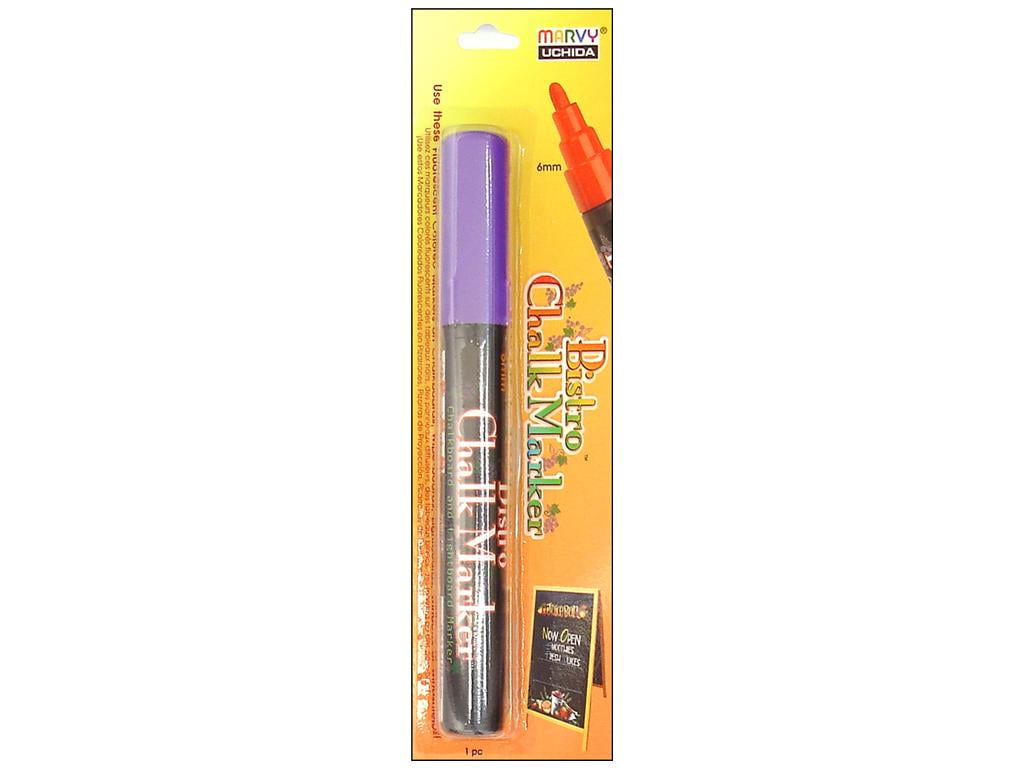 Uchida 480-C-F8 Marvy Broad Point Tip Fluorescent Bistro Chalk Marker Fluorescent Violet