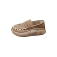 thumbnail image 3 of Zapatos informales de PU para mujer, zapatos de suaves y cómodos, zapatillas de deporte sin cordones, parte inferior gruesa, ropa de calle 36 Salvador Plataforma de mujeres, 3 of 10