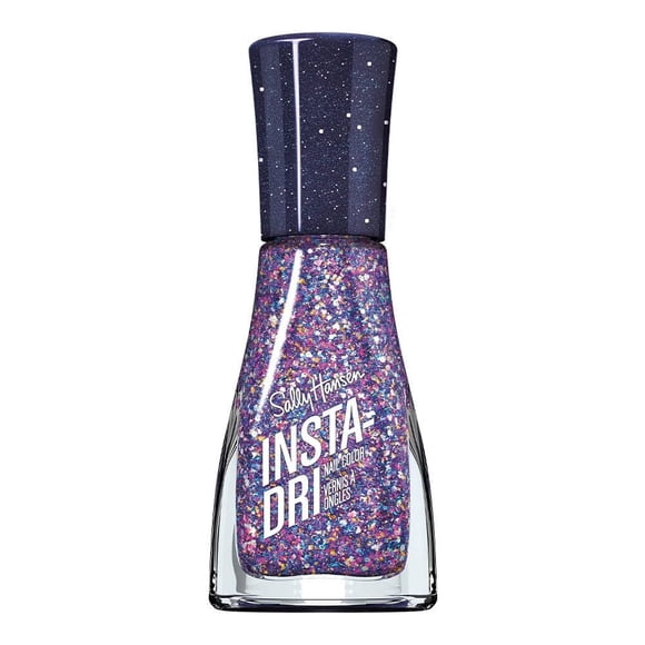 Esmalte para uñas Sally Hansen Insta-Dri 483 morado glitter grape shifter 9.17 ml