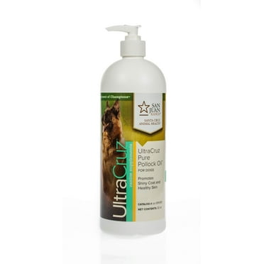 UltraCruz Canine Pure Pollock Oil Supplement for Dogs, 32 oz