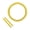 Yellow, variant on DIY Cat Grooming Comb Ring for Self Service Feline Hair Trimming, Pet Scratching Groomer Accessory Fits Cardboard Cat House Door Hole
